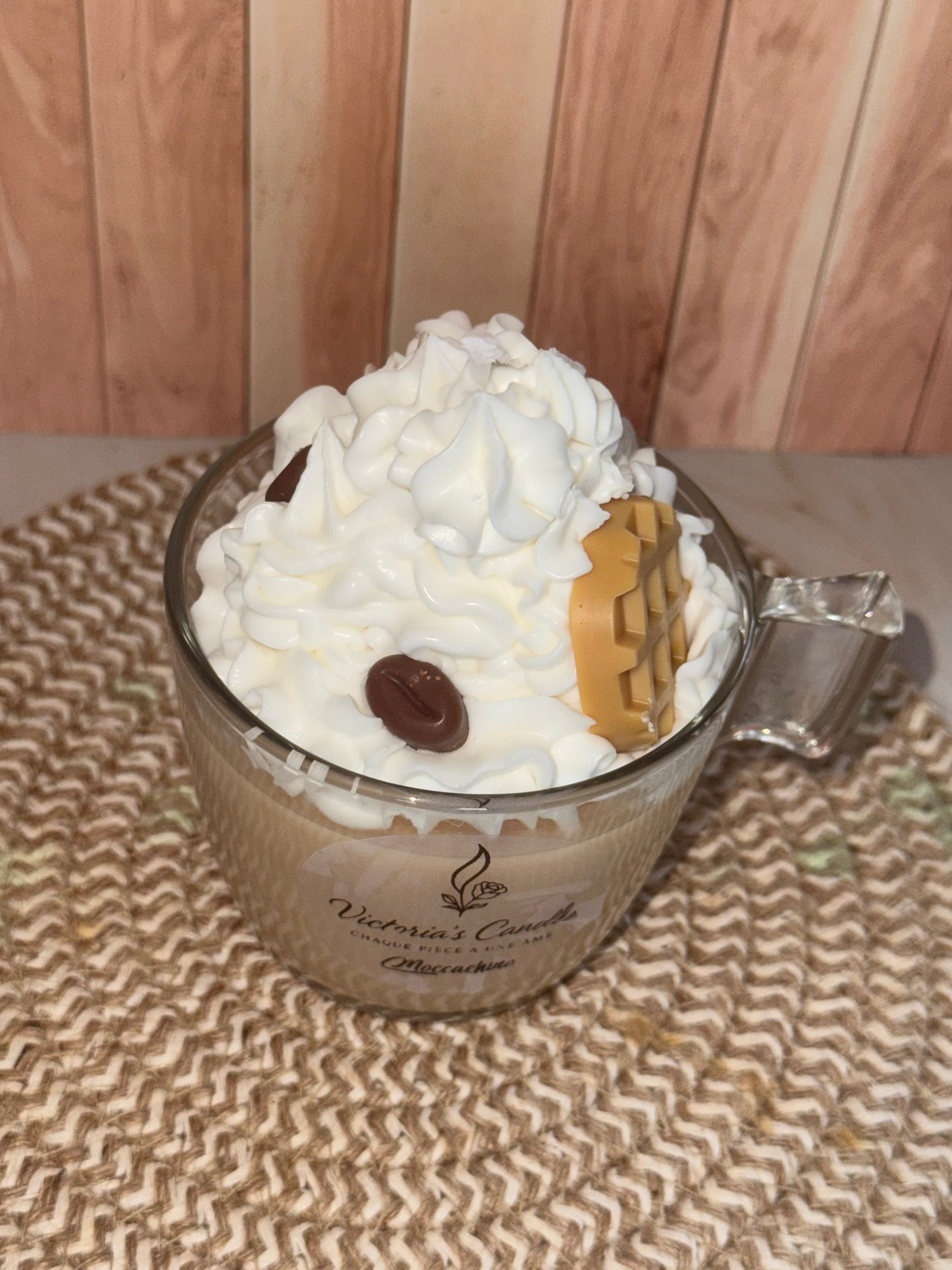 Bougie “Moccachino” gourmande
