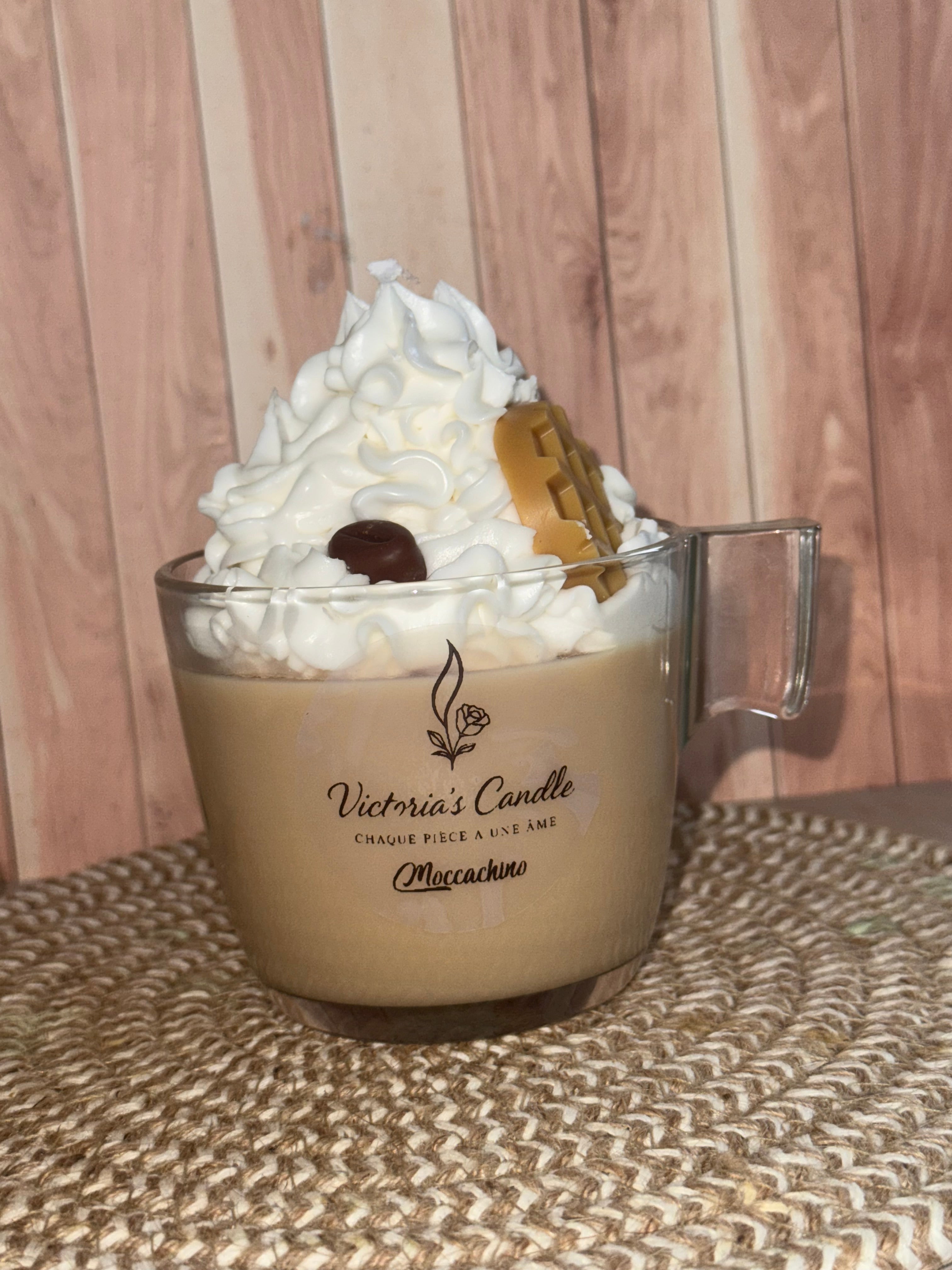 Bougie “Moccachino” gourmande