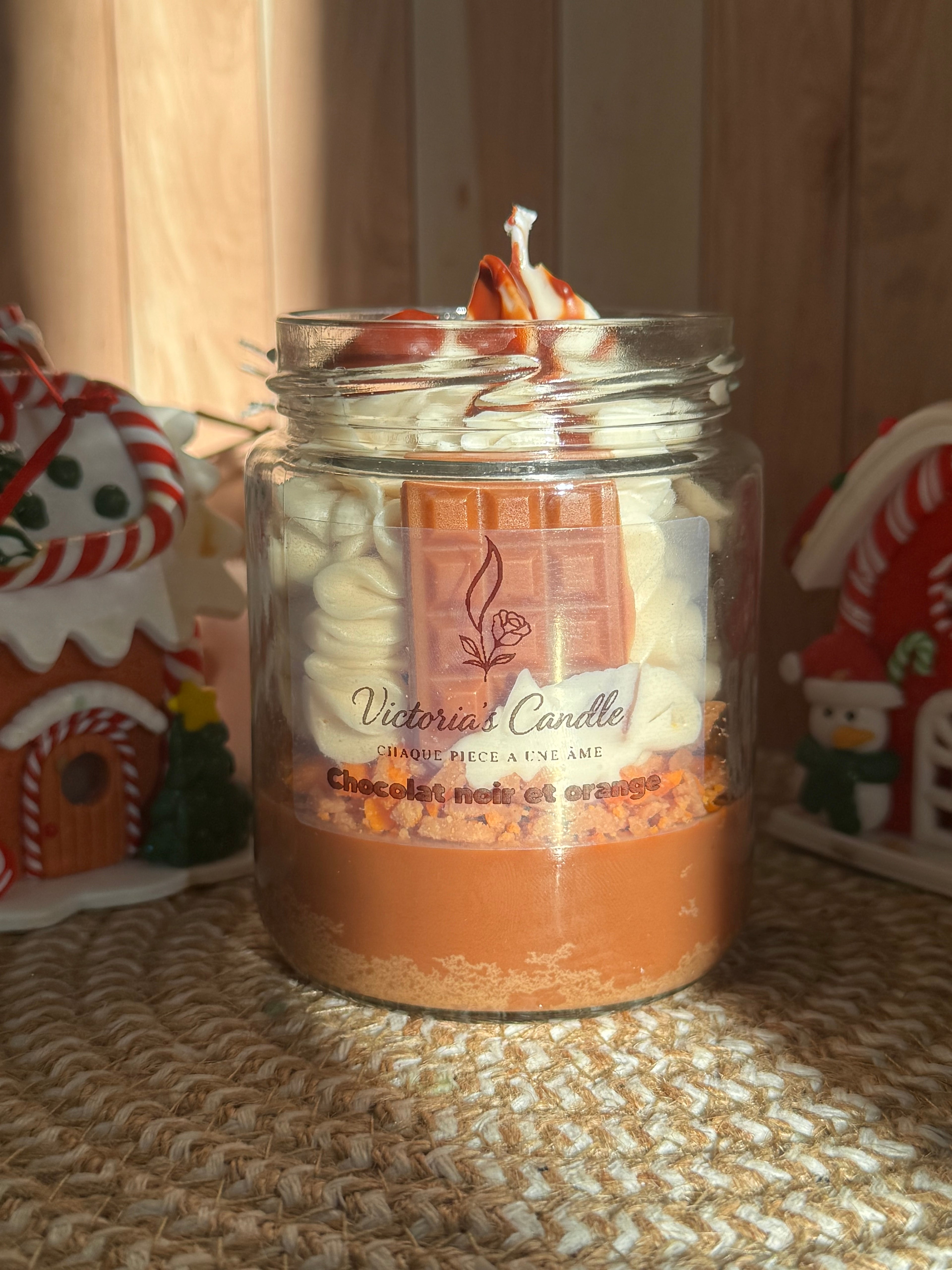 « chocolat-orange » Bougie gourmande