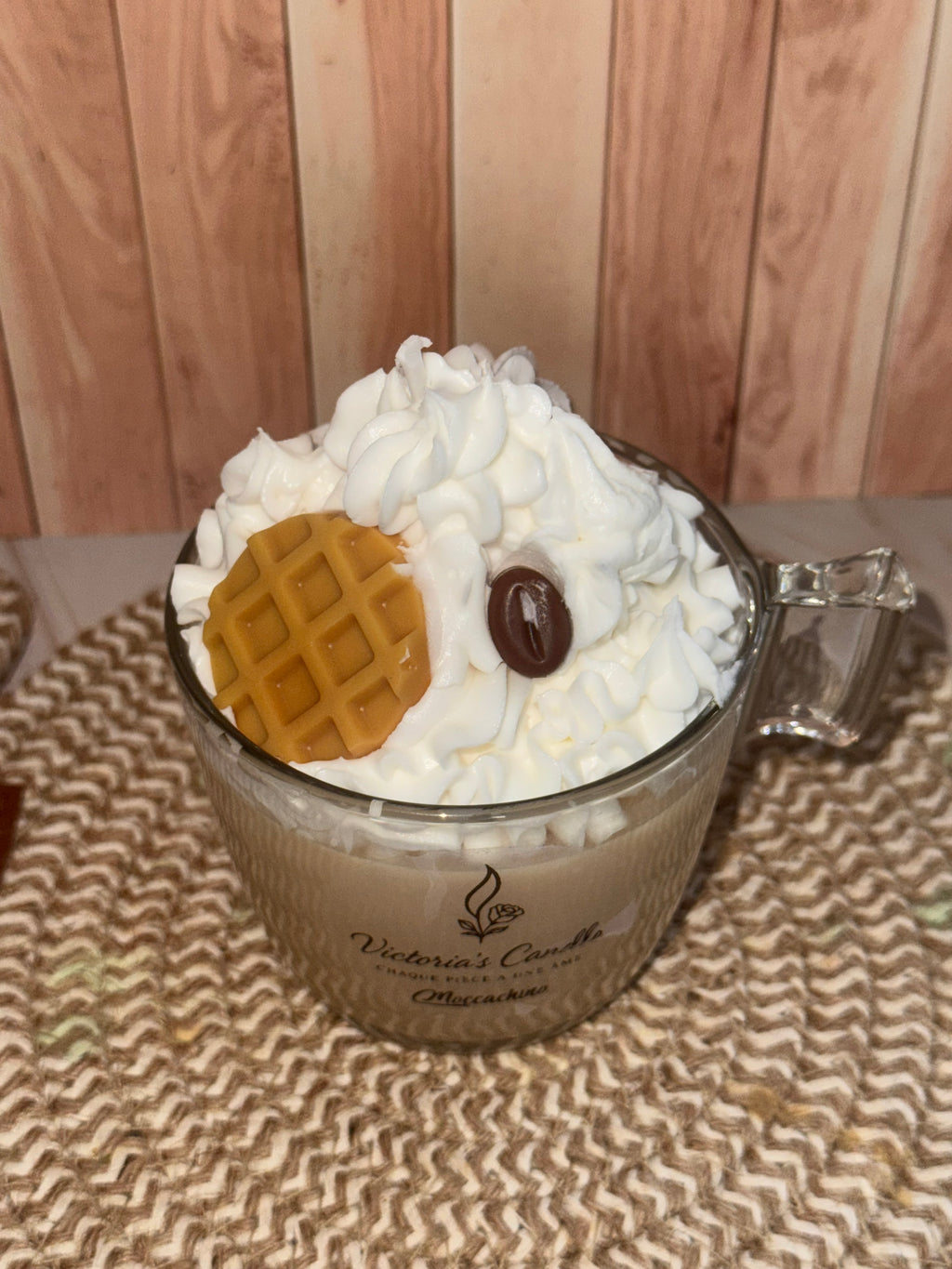 Bougie “Moccachino” gourmande
