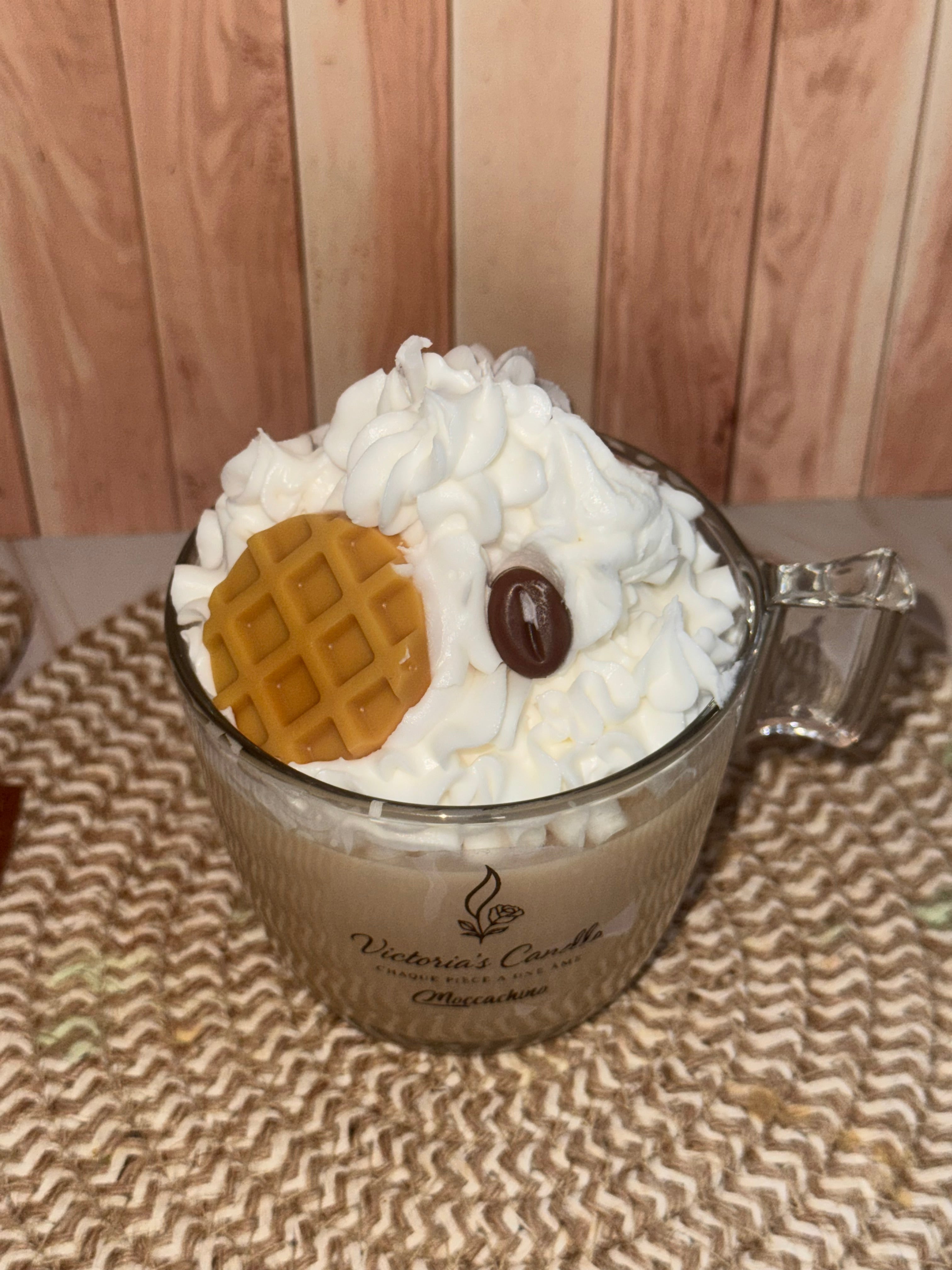 Bougie “Moccachino” gourmande