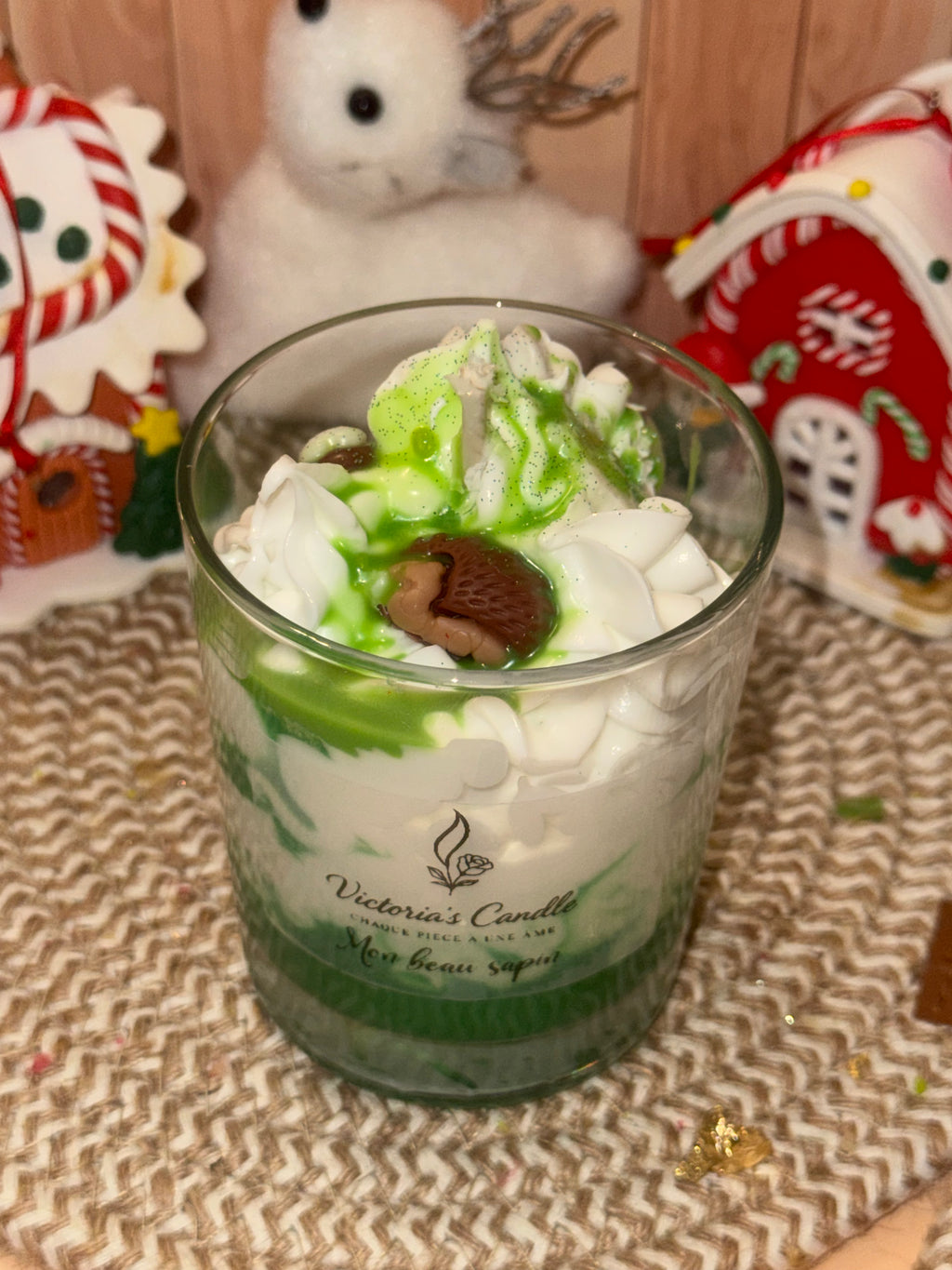 « mon beau sapin » bougie boisée fraîcheur